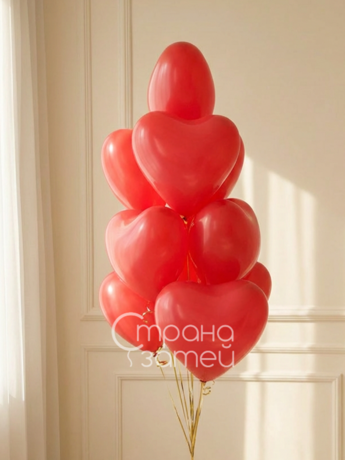 Photo_1769276297677 Фонтан Love 10 из красных латексных шаров‑сердец, Нижний Новгород