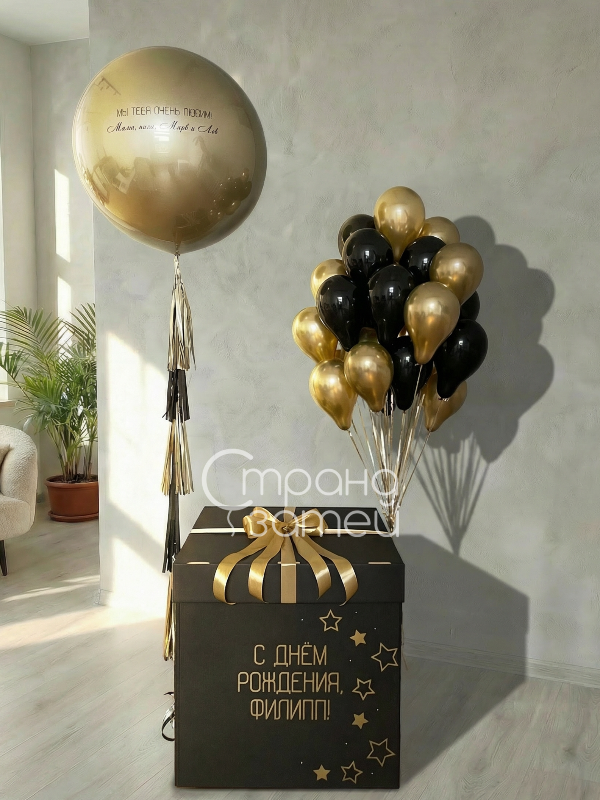 Photo_1767178247133 Шары с гелием и коробка сюрприз с доставкой в Нижнем Новгороде